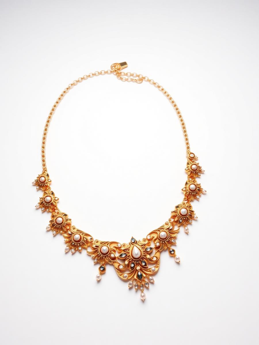 Temple Statement Necklace